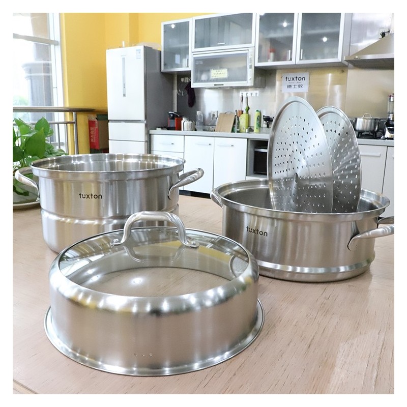 Hot Domestic Domestic Kitchen Cookware Combination Cover Steam Pot in 2020 Stainless Steel STEAMERS 图2