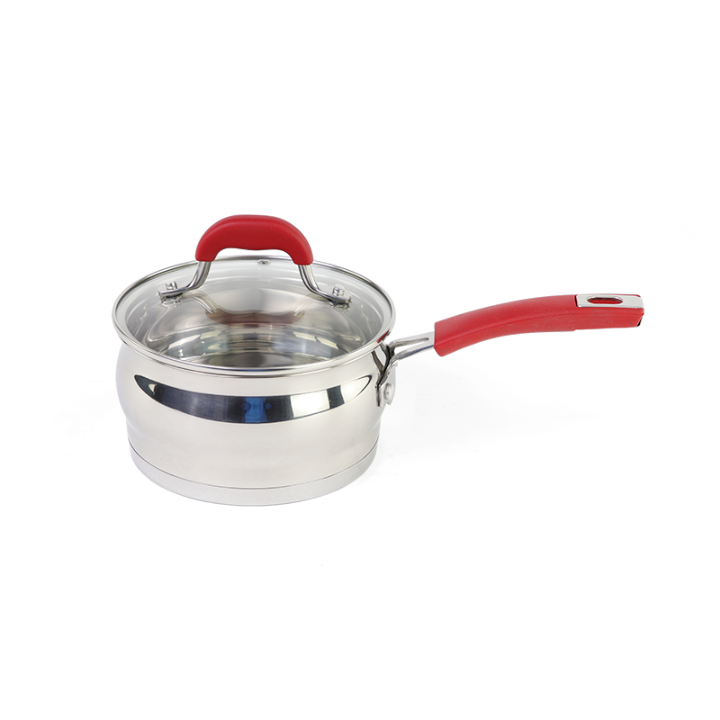 4pcs stainless steel cooking pot and pan set stainless steel cookware set casserole stockpot milk po图2