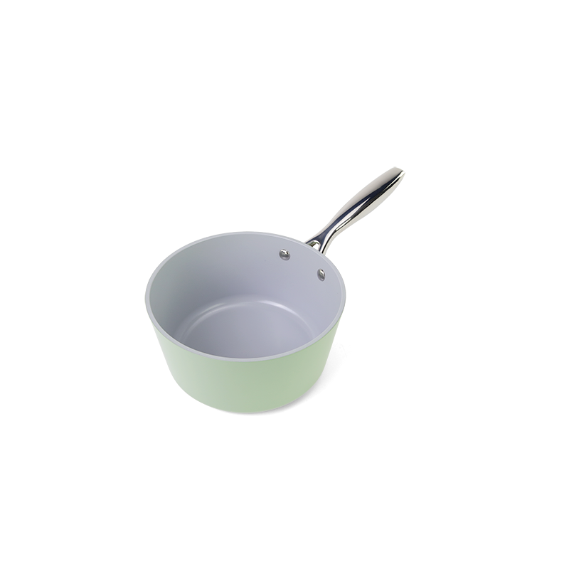 5PCS Copper Ceramic Non Stick Coating Cookware Set with stainless steel handle and steamer Eco-frien图6