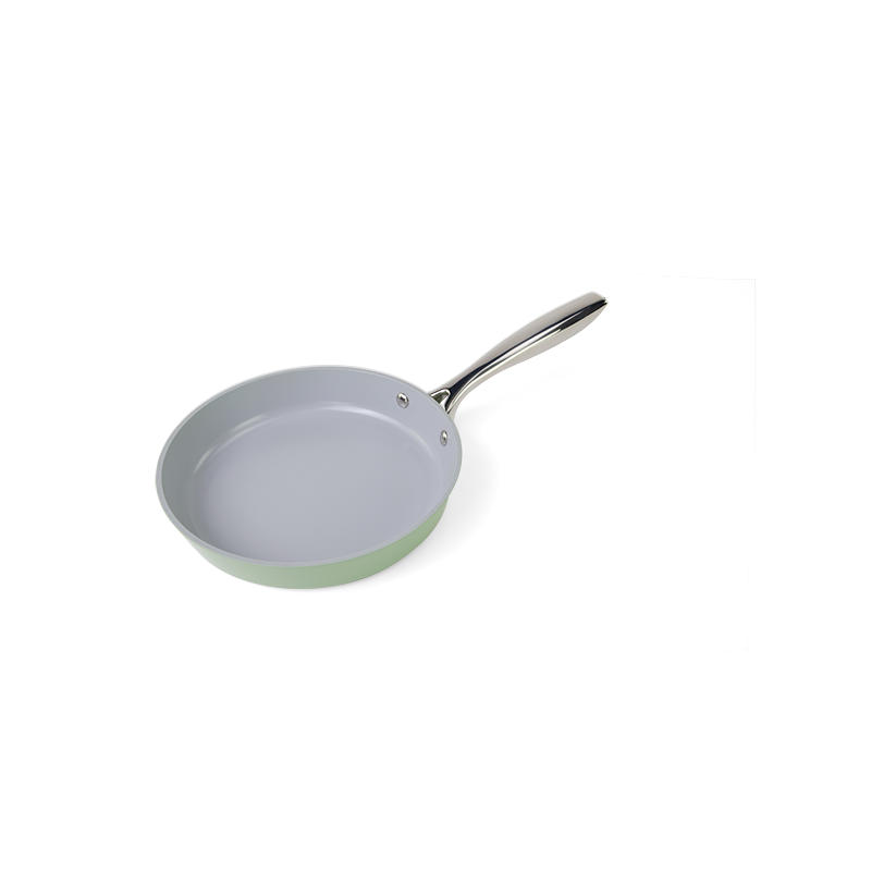 5PCS Copper Ceramic Non Stick Coating Cookware Set with stainless steel handle and steamer Eco-frien图9