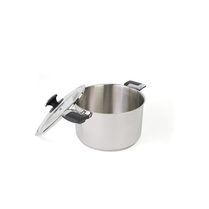 Factory sale 4 Pcs Stainless Steel non-stick cookware set Polished Deep Cooking Pots with Different 图3