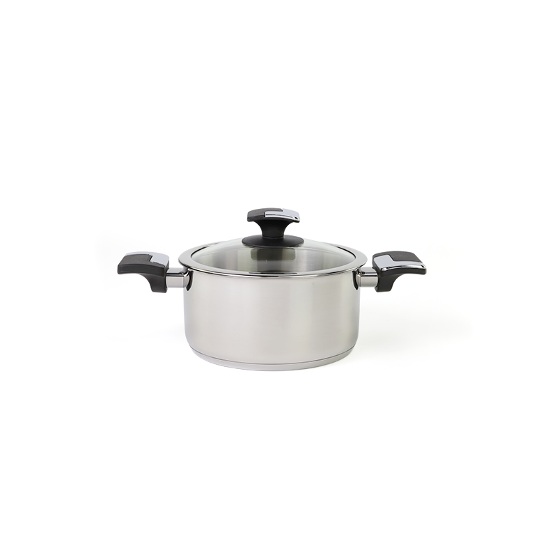 Factory sale 4 Pcs Stainless Steel non-stick cookware set Polished Deep Cooking Pots with Different 图5