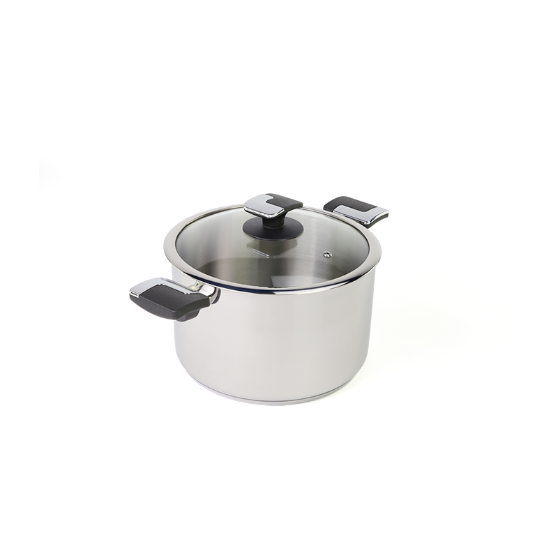 Factory sale 4 Pcs Stainless Steel non-stick cookware set Polished Deep Cooking Pots with Different 图2
