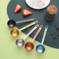 304 stainless steel measuring spoon long handle coffee bean spoon 30ml milk powder spoon household 1