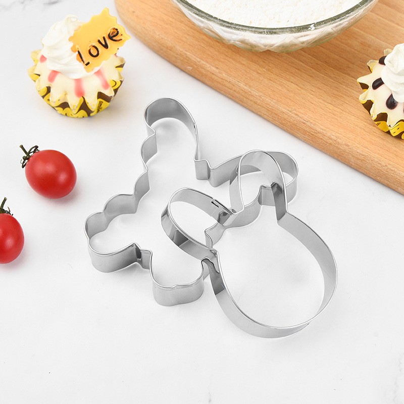 Rabbit, carrot, Easter cookie mold, Irish baking 11-piece stainless steel cookie cake mold图4