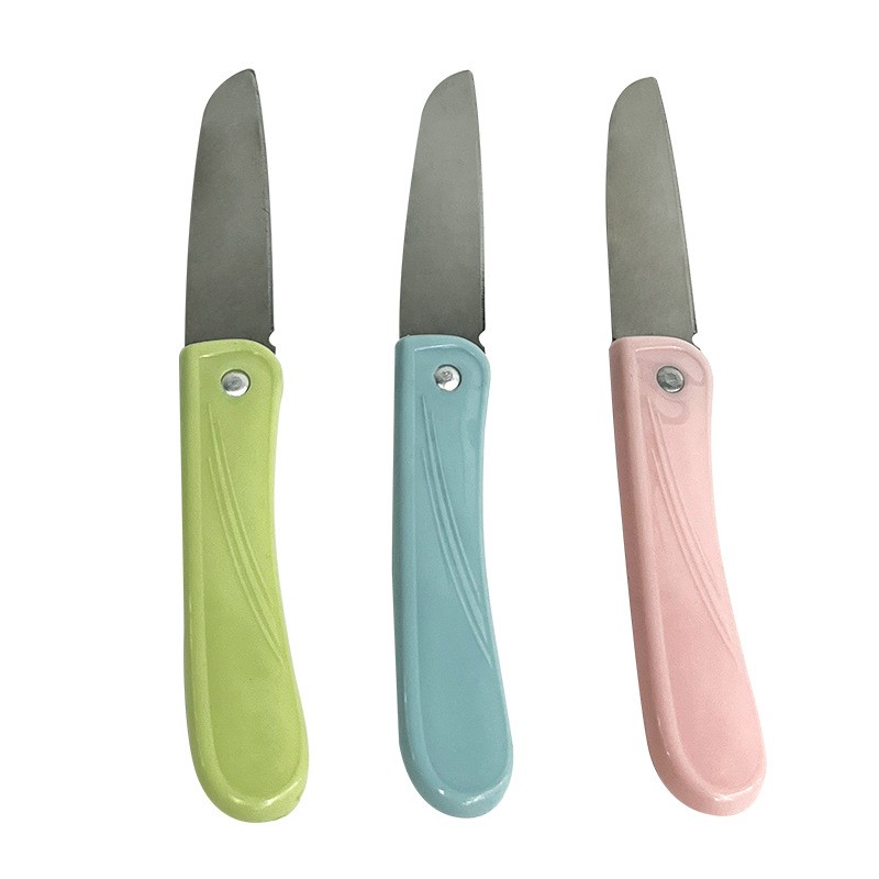 Folding fruit knife, small knife, portable cutting edge, portable practical kitchen furniture, stain图2