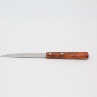 Wooden handle stainless steel knife fork spoon cake bread tableware dessert fork Western steak knife