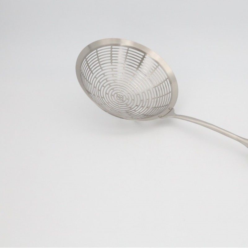 Slotted spoon household kitchen scoop mesh mesh dumplings fried large slotted spoon basket 304 stain图8