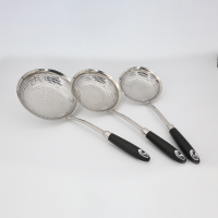3-piece stainless steel strainer spoon kitchenware