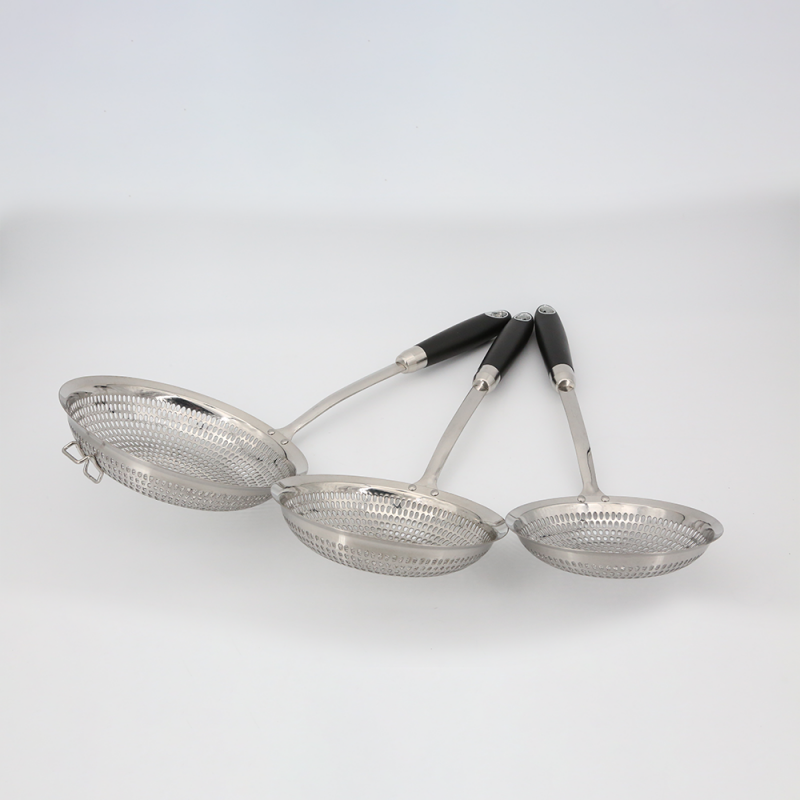 3-piece stainless steel strainer spoon kitchenware图2