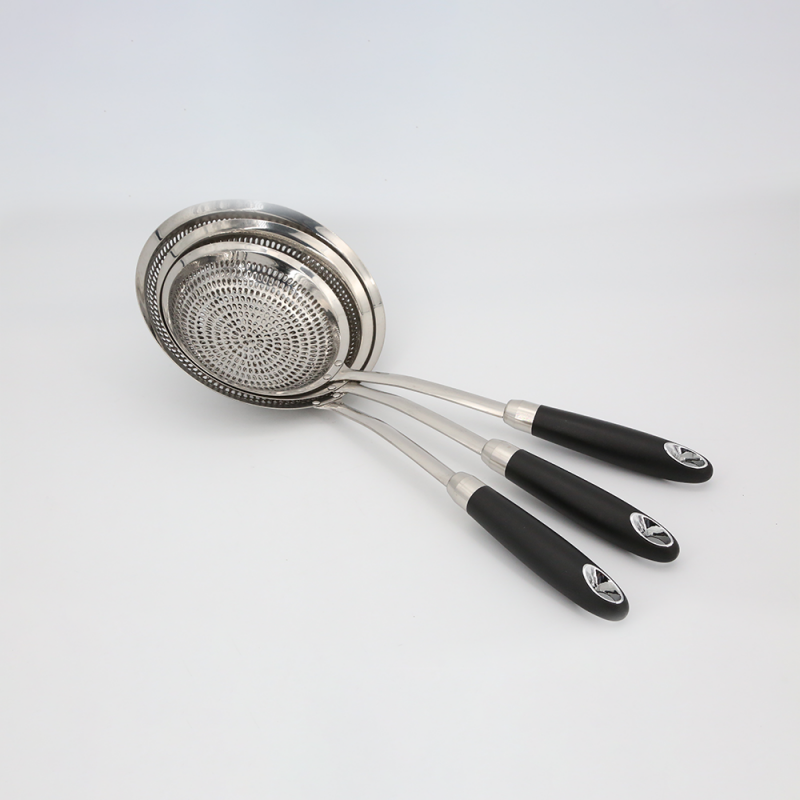 3-piece stainless steel strainer spoon kitchenware图7