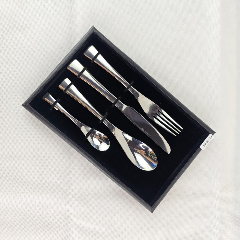 304 stainless steel family home steak, knives, forks, spoons, Western tableware, silver four piece s图3
