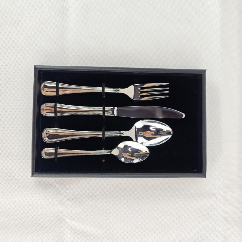 304 stainless steel family home steak, knives, forks, spoons, Western tableware, silver four piece s图4