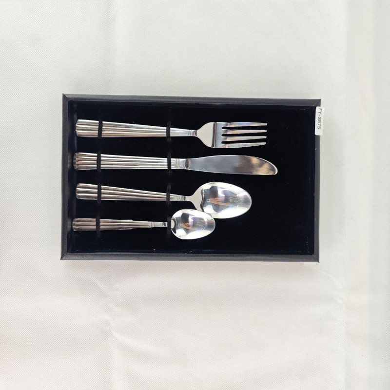 304 stainless steel family home steak, knives, forks, spoons, Western tableware, silver four piece s图3