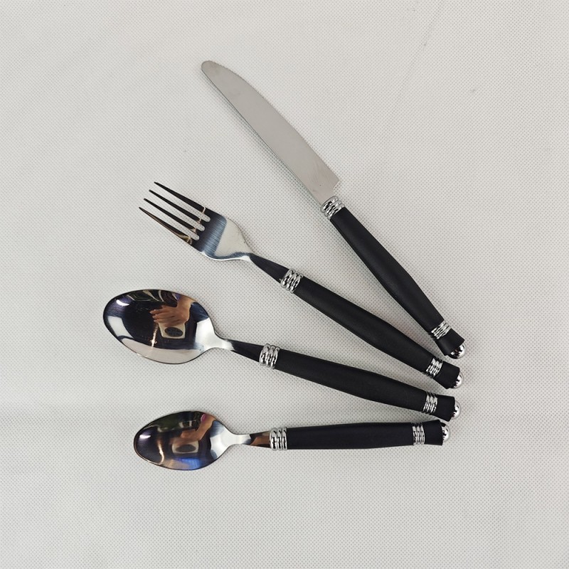 Stainless steel knife and fork set of 4 pieces图4