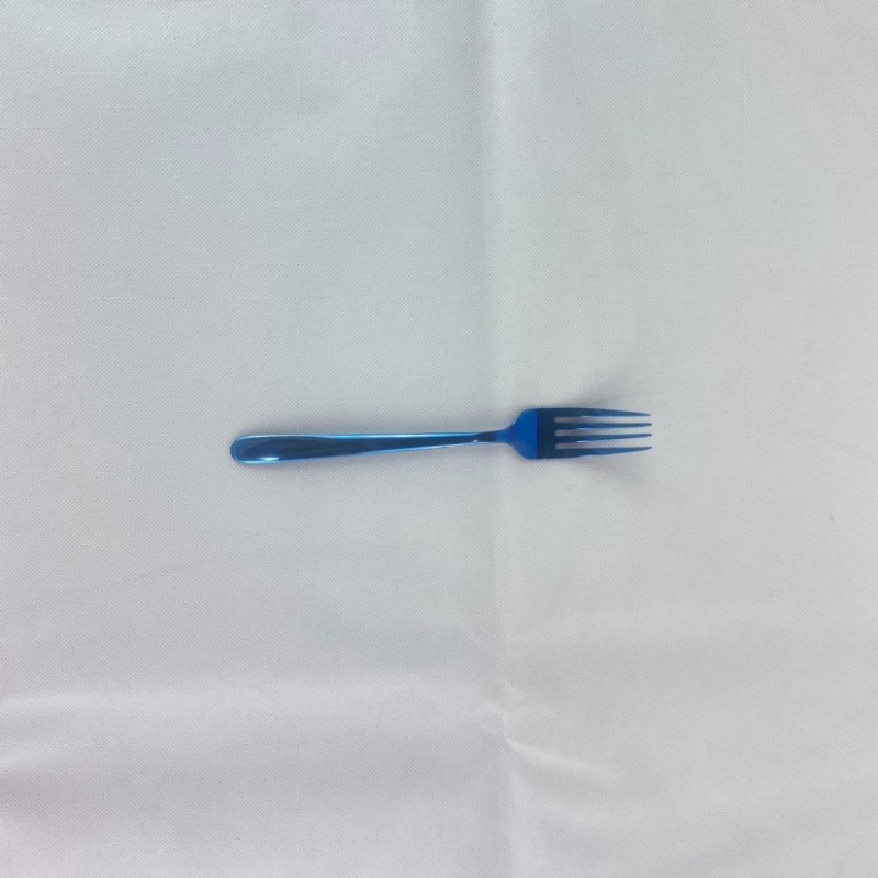 Stainless steel Western food knife, fork, spoon, main fork, steak knife, fork, 304 dining spoon, blu图5