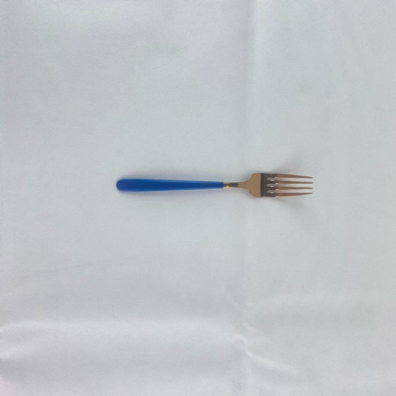 Stainless steel Western food knife, fork, spoon, main fork, steak knife, fork, 304 dining spoon, blu图4
