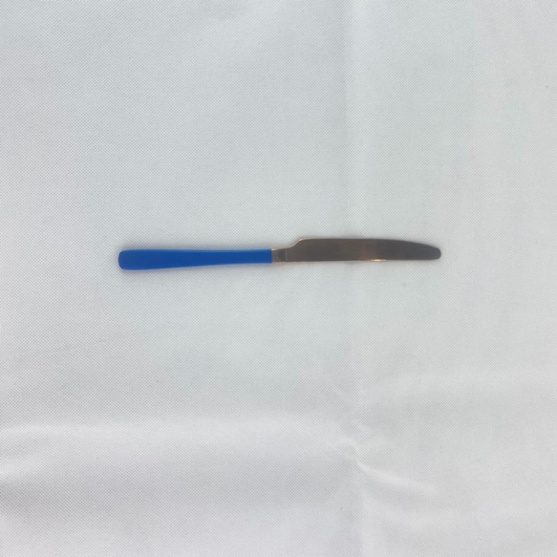 Stainless steel Western food knife, fork, spoon, main fork, steak knife, fork, 304 dining spoon, blu图3