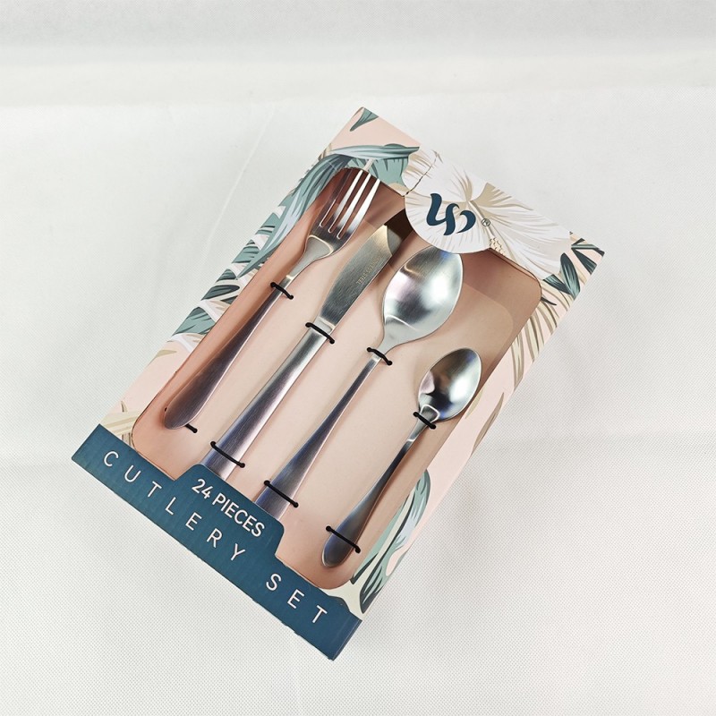 4-piece stainless steel tableware set图4