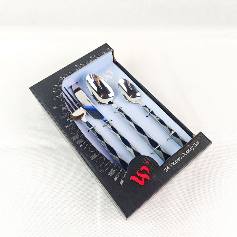 4-piece stainless steel tableware set图2