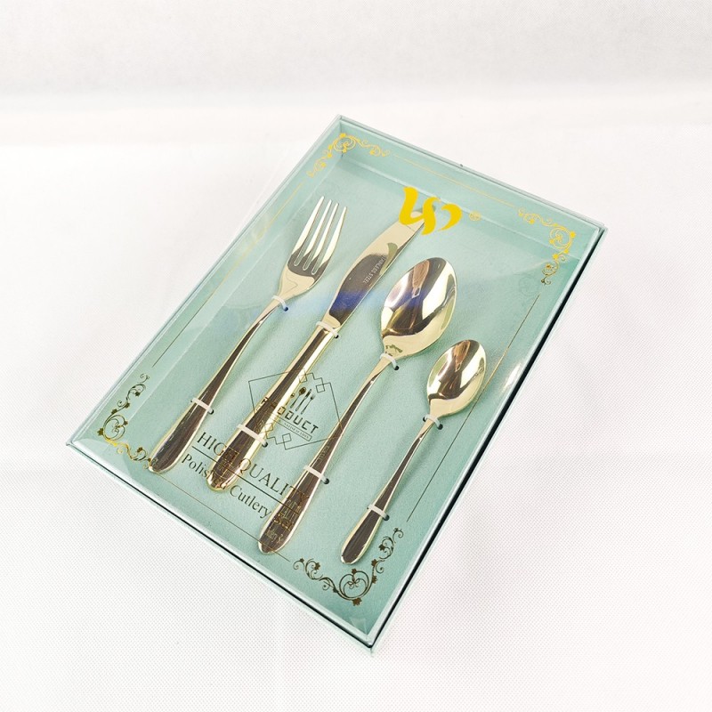 4-piece stainless steel tableware set图4
