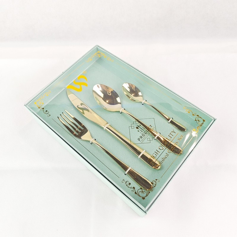 4-piece stainless steel tableware set图3