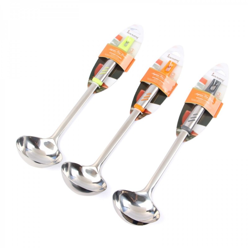 3 pieces stainless steel kitchen utensils图2