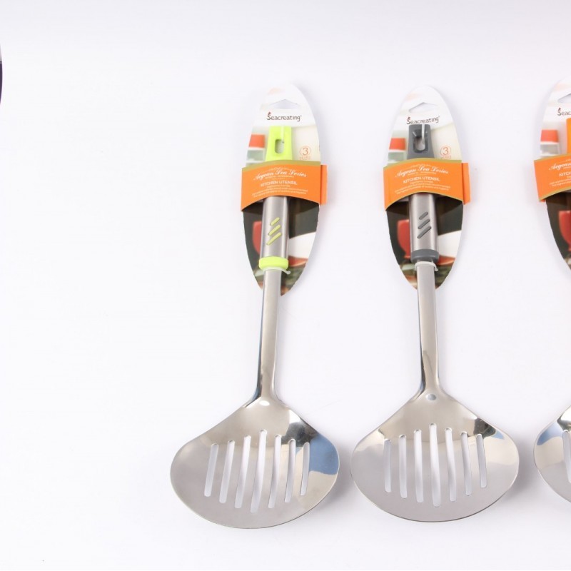 3 pieces stainless steel kitchen utensils图2