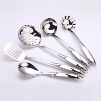 5 Pieces 304 Stainless Steel Kitchenware with Mirror Polish