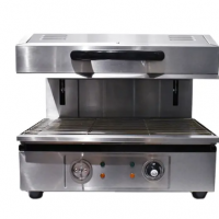 Commercial Restaurant 2.8KW Smokeless Oven Barbecue Grill Griddle Stainless Steel Electric Lift Up