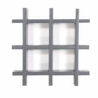 Decorative Drop Ceiling Metal Grid Aluminum Open Cell Ceiling for Supermarket