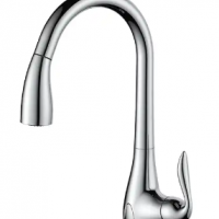 MIXER TAP long spout pull out spray kitchen taps mixer zinc handle faucet swan neck kitchen faucet