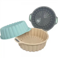 New design Silicone cake mold Silicone Baking Pans Silicone Air Fryer