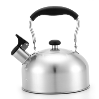 1pc, 1800ml Stainless Steel Tea Kettle with Whistle - Reusableand Compatible with Electromagnetic, G
