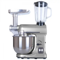 Muren 6 speed powerful 1000w mixer with stainless steel bowl 3 in1 stand mixer with dough hook elect