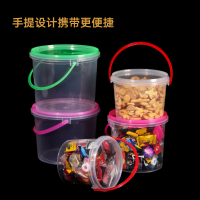 Ice cream freeze-dried sealed bucket plum heart candy cheese stick food packaging bucket box cat and