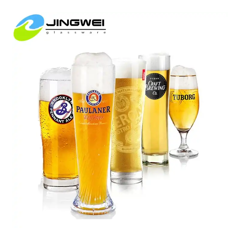 14oz custom engraved Pilsner Glasses Swirl Twisted Spiral Beer Glasses图1