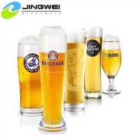 14oz custom engraved Pilsner Glasses Swirl Twisted Spiral Beer Glasses