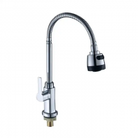 In Southeast Asia Popular Style Faucet Manufacture Deck Mounted Kitchen Tap Single Lever Zinc Materi