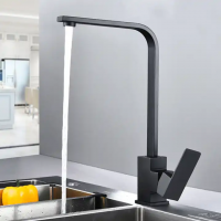 2021 kitchen faucet stainless steel 304 water tap modern kichen kitchen taps brass matte black kitch
