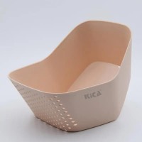 2022 KICA New Products Solid Color Drain Basket Kitchen Supplies Fashionable and Simple