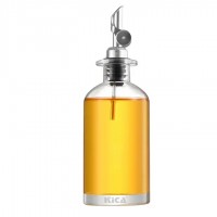 350ml 500Ml Oil and Vinegar Dispenser with Metal Pour Spout Weighted Pourer Glass Bottle Dispenser f