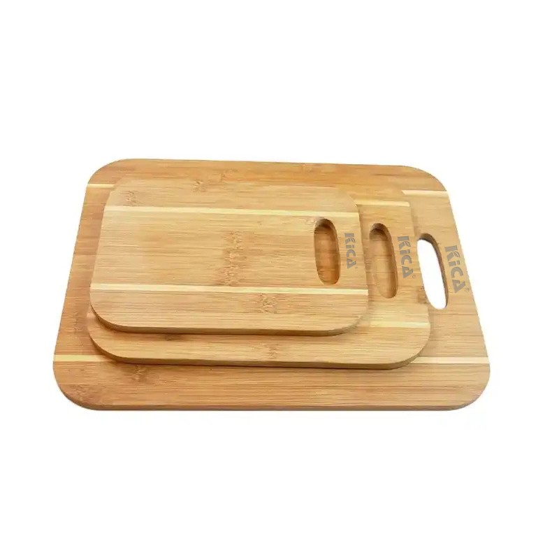 KICA Wholesale holz schneiden brett bambus natural kitchen block environmental protection bamboo cut图1