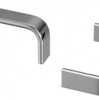 Stainless steel plate handles