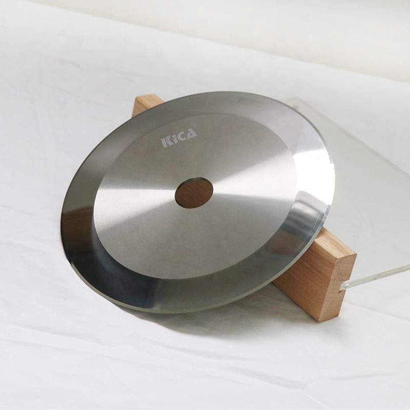 Tungsten carbide YG12X 200*25.4*2mm circular knives adhesive tape slitting blade taping knife for gu图2
