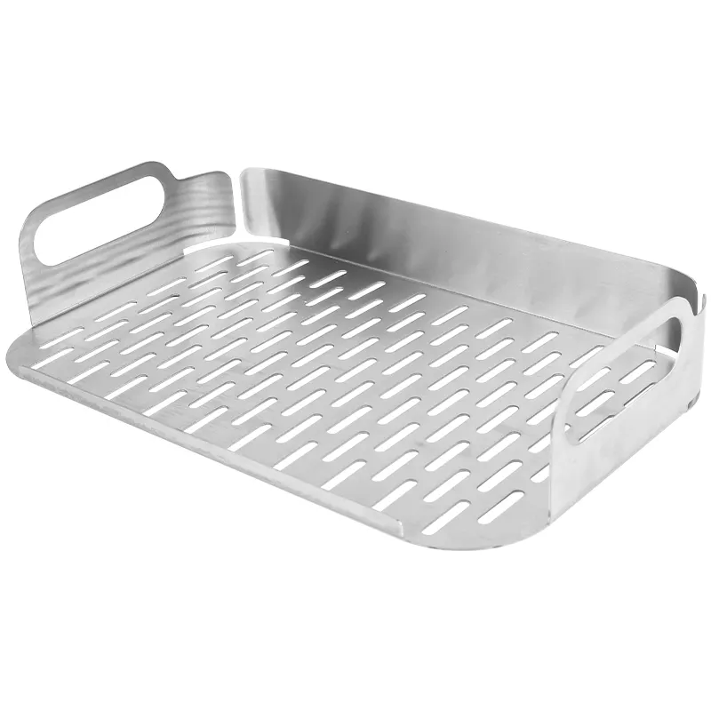 Wholesale Rectangular Pan Non Stick Barbecue BBQ Large Grill Grid Topper for Meat Chicken Seafood Ve