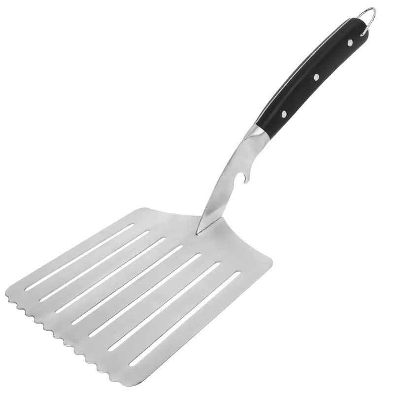 Large Folding Pizza Shovel Foldable Leaky Shovels Stainless Steel Kitchen Supplies Peels