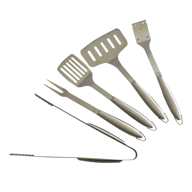 5pcs big size clips stainless steel accessory Barbecue tool set